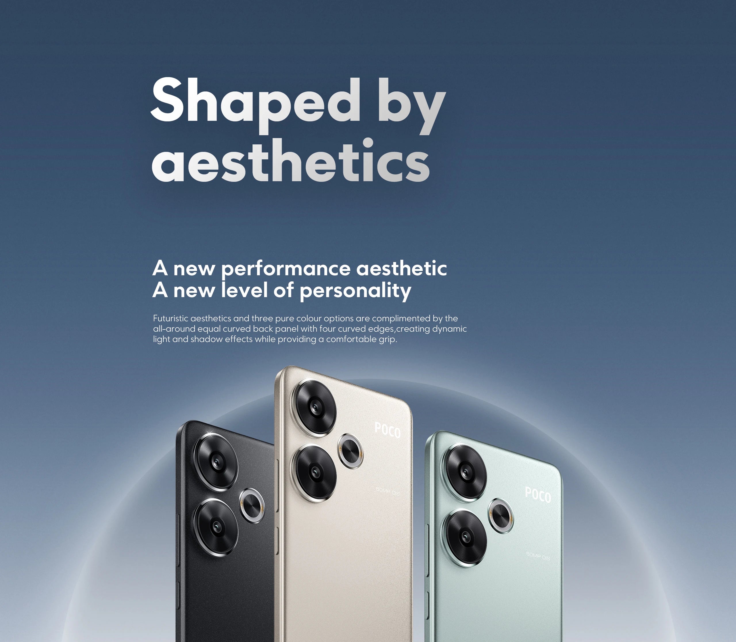 POCO F6 5G Global Version Cellphone 120Hz Flow AMOLED display 90W turbo charging 50MP camera system with OIS Snapdragon 8s Gen 3