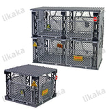 MOC Military Prison Building Blocks Military Restricted Area Trap Blocks Toys Sets DIY Construction Bricks Toys for Boys Gifts
