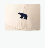 Stylish Bear Embroidered Baseball Cap Sun Protective Breathable Adjustable Ideal Casual Hat Men Women Unisex Baseball Cap