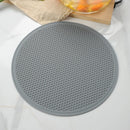 30cm Large Silicone Mat Coaster Heat Resistant Placemat Honeycomb Nonslip Pot Holder Table Mat Round Cup Mat Kitchen Accessories