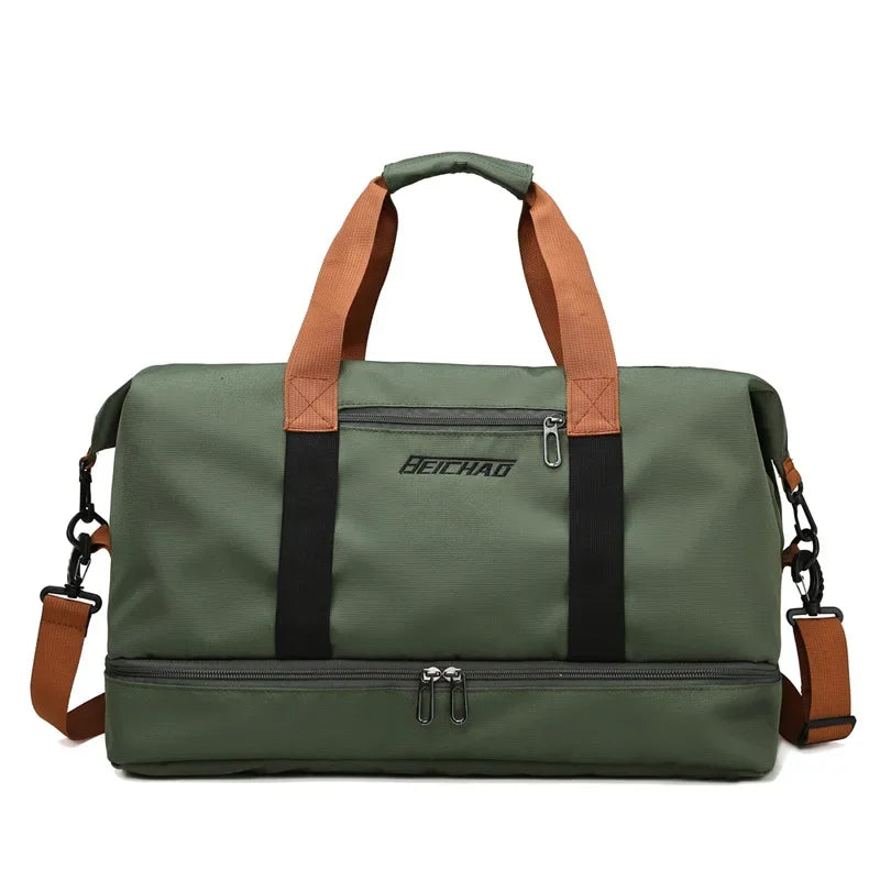 Bolsa de gimnasio de viaje, equipaje de corta distancia, bolsas de fitness portátiles, bandolera, bolso de pecho, bolso de mano, bolso de mano, bolso de fin de semana