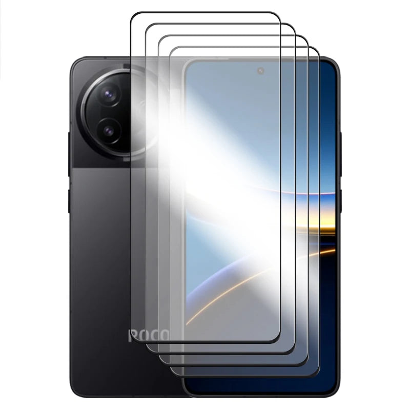 For POCO F7 Ultra Glass For Poco F7 Pro Tempered Glass 2.5D Full Cover Glue HD Screen Protector For Poco F7 Pro Ultra Lens Film