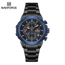 NAVIFORCE Original Watch for man 2025 New Stainless Steel Waterproof Chronograph Classic Quartz Wristwatch Brand Men Watch Gifts