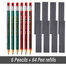 2.0mm Mechanical Pencils Set 2B Automatic Student Pencils with Sharpener Color Pencil Leads School Pens Kawaii Cute Stationery