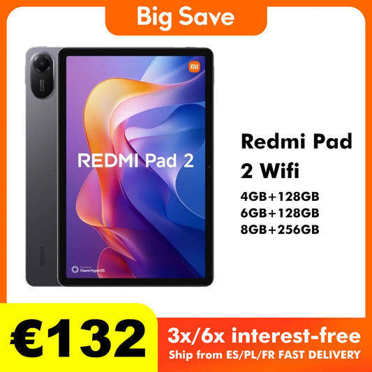 Xiaomi Redmi Pad 2 128GB/256GB WIFI 11" 2.5K Display 9000mAh Battery Tablet PC