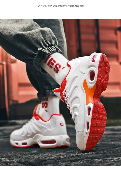 New Men's Air Cushion Running Shoes Designer Footwear Luxury Shoes Male Fitness Jogging Sneakers Basketball Antiskid Mens Tennis