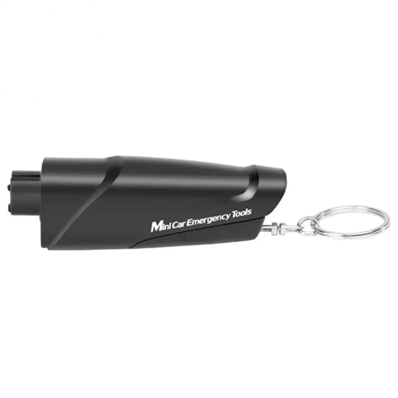 Martillo de emergencia para coche, de aleación, multifunción, rompecristales de emergencia, cortador de cinturón de seguridad, llavero, herramienta de autorrescate.