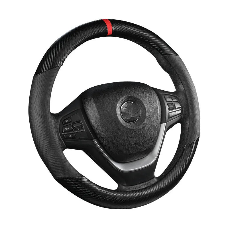 Fashion Universal Car Steering Wheel Cover Breathable Anti Slip Car Decoration Suitable 37-38cm Steering Wheel Cover Accessories