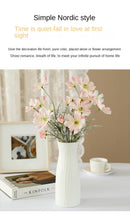 4066 Simple Plastic Vase Silver Willow Hydroponic Flowers Artificial Flower Vase Desktop Living Room Decoration Ornaments