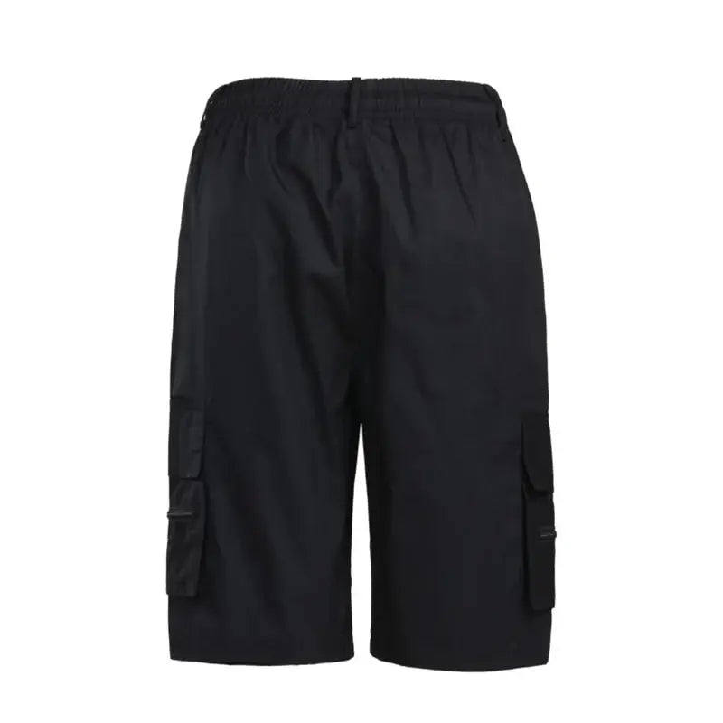 Pantalones cortos cargo para exteriores, monos para hombre, pantalones cortos de ciclismo con cintura elástica, multibolsillos, holgados, para trabajo, para playa, deportivos, estampados