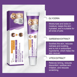 EELJOY Pet Skin Care Cream for Dogs Cats Dry Itchy Skin Relief Soothing Balm Anti Itch Lotion Allergy Treatment Paw Repair