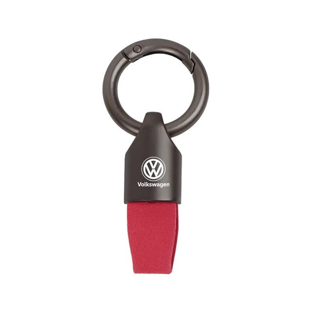Corrente chave do metal da camurça para homens e mulheres, suporte do anel chave, forma luxuosa, VW GTI, Jetta, golfe, Tiguan, transportador, Passat GTD, polo