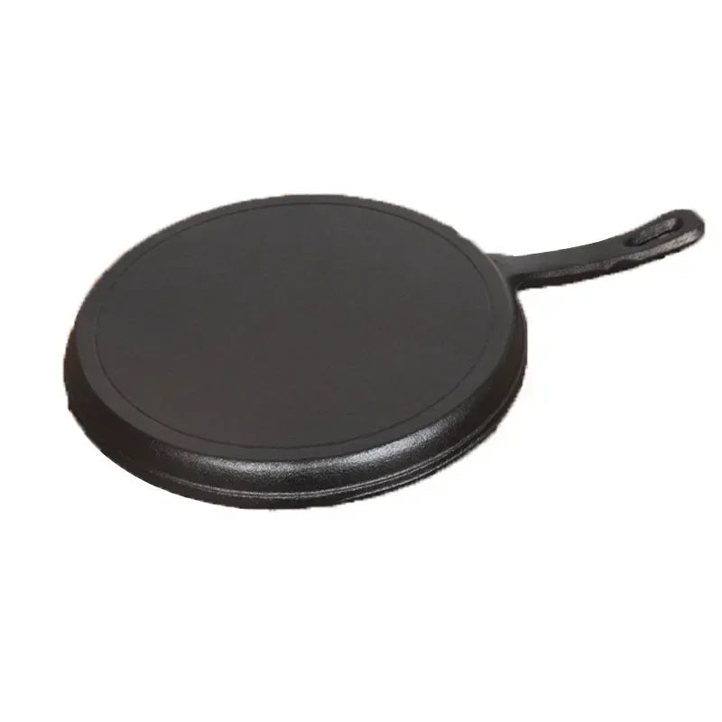 26cm Thickened Cast Iron Non-stick Frying Pan Layer-cake Cake Pancake Crepe Maker Flat Pan Griddle Breakfast Omelet Baking Pans