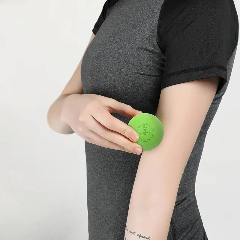 Pelota de masaje de fascia de 6,3 cm para liberación miofascial, masaje de cuello y pies, yoga, fitness, relajación muscular, cuidado de la salud.