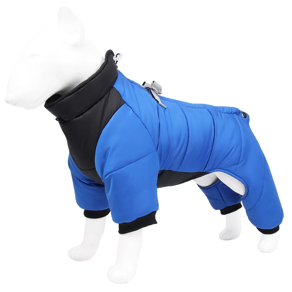 Waterproof Dog Jumpsuit Coat Winter Pet Dog Clothes Warm Puppy Cotton Jacket for Small Medium Dogs Pug Chihuahua Costume Bulldog