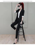 Conjunto de traje de tres piezas para mujer, elegante y a la moda, para primavera y otoño, ropa profesional de verano, novedad