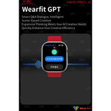 Reloj de moda HK10 Pro reloj inteligente NFC ChatGPT 2,02 ''música Bluetooth llamada Fitness Tracker Ai voz deportes SmartWatch hombres mujeres