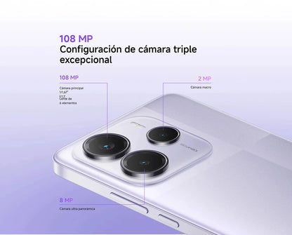 Xiaomi Redmi Note 14 5g Nfc, Mediatek Dimensity 7025-Ultra, 108Mp Camera, 5110Mah Battery, Charger Not Included