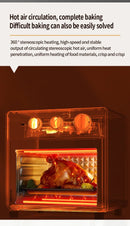 Smart air fryer oven 26L 13L Large Capacity Electric Air Fryers Visible Window Household Kitchen Deep Fryer without Oil EU 220V