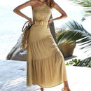 Summer Fashion Women Straw Belt Casual Bohemian Wide Summer Braided Waistbelt  Buckle Elastic Female Straw Waist Belt