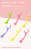 60pcs Kids Dental Floss Picks Cartoon Shape Teeth Cleaning Toothpicks Individual Pack Oral Care Dental Flosser for Children