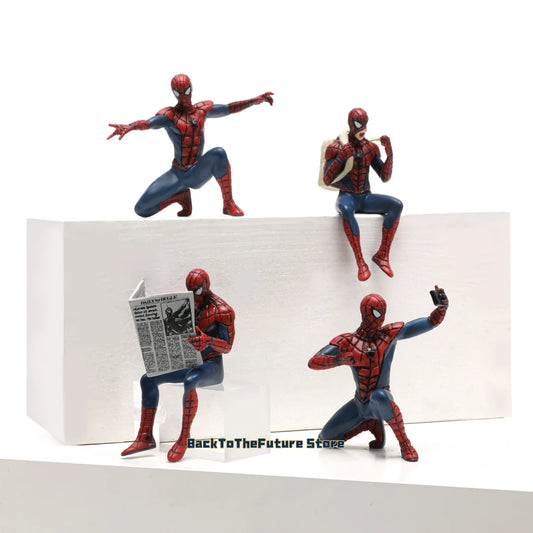Hasbro Marvel Spider-Man Superhero Spider-Man 7-9cm Action Figure Spider-Man Anime Collection Mini Toys Model Children Gift
