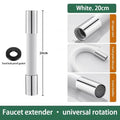 360° Rotating Silica Gel Faucet Extender Flexible Bending Bathroom Faucet Sink Universal Splash Extender Kitchen Accessories