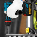 480N.M Brushless Electric Impact Drill Cordless Drill 13mm Electric Screwdriver DIY Driver Power Tool for Makita 18V Battery Pin