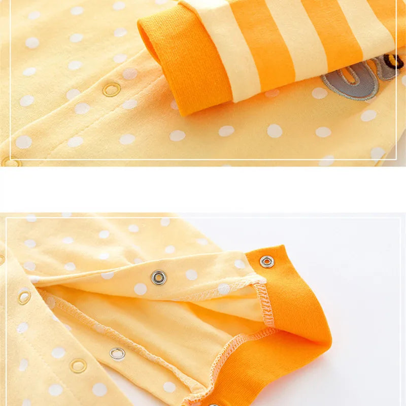 Ropa de bebé primavera 2024, ropa de algodón para niñas de 0 a 12 meses, monos de otoño para recién nacidos, monos cómodos para bebés, mamelucos para bebés niños