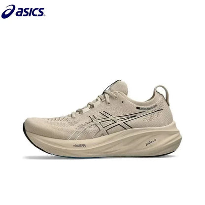 Zapatillas de running Asics Nimbus 26 originales para hombre, amortiguación, estabilidad, deportivas Asics unisex, color blanco