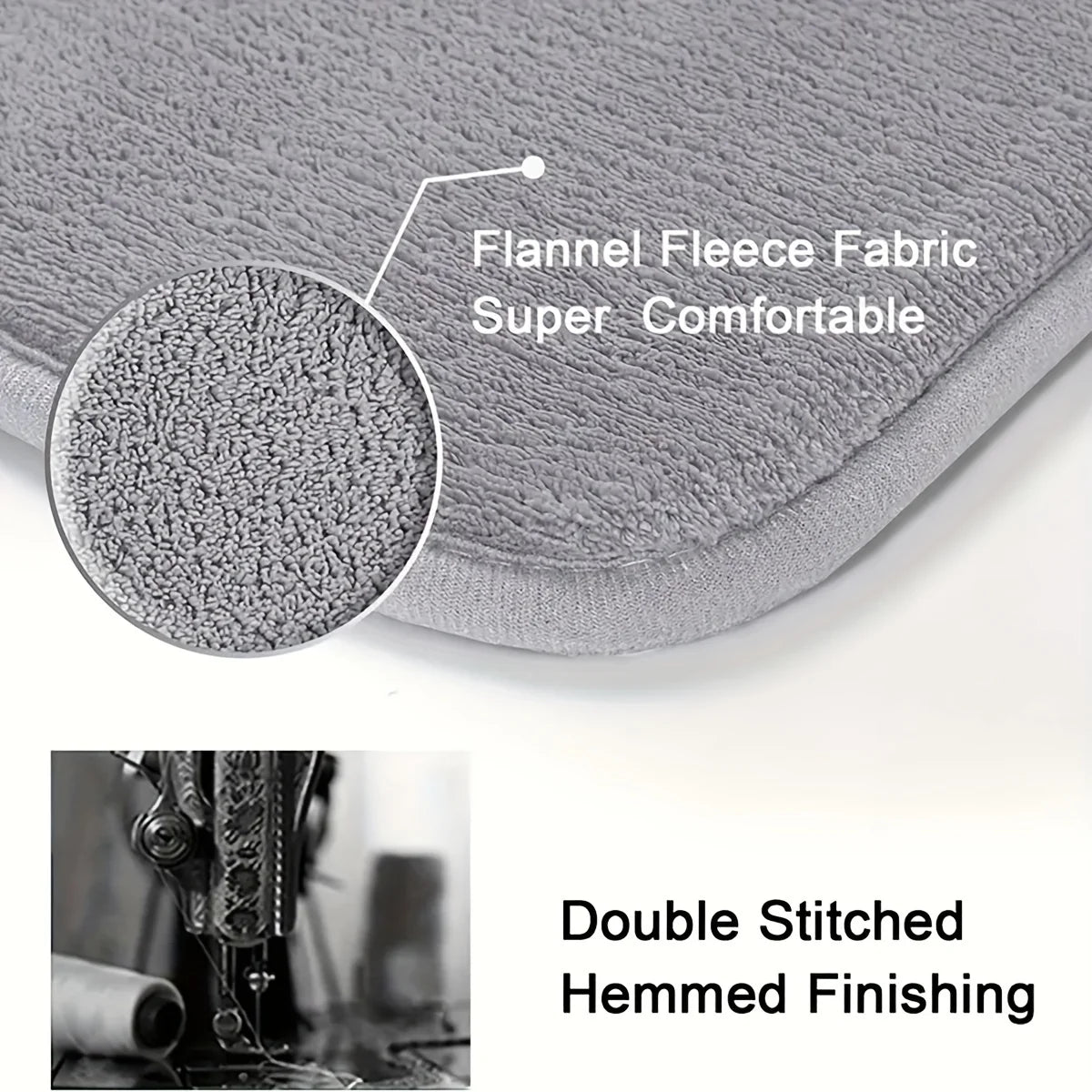 Thickened light luxury bathroom absorbent floor mat non-slip mat shower room soft foot mat entrance mat