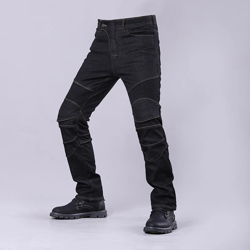 Motorcycle Riding Jeans Men Outdoor Moto Jeans Protective Knee Hip Pads Motocross Pants Touring Anti-Drop Pants Protective Gear