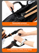 Newest Baby Stroller 3 in 1 Lightweight High Landscape Baby Carriage Aluminum Frame Travel System with Car Seat Pram for Newborn