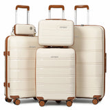 Joyway Travel Luggage Sets, Stylish Carry On Checked Suitcase Set,Sturdy Durable Scratch-resistant,TSA Lock,Spinner Wheels