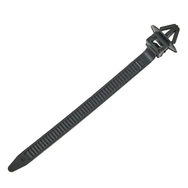10/30/50PCS Car Nylon Black Cable Ties Push Mount Wire Harness Fastener Cable Clamp Clips Ties Management Car Wire Organizers