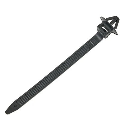 10/30/50PCS Car Nylon Black Cable Ties Push Mount Wire Harness Fastener Cable Clamp Clips Ties Management Car Wire Organizers