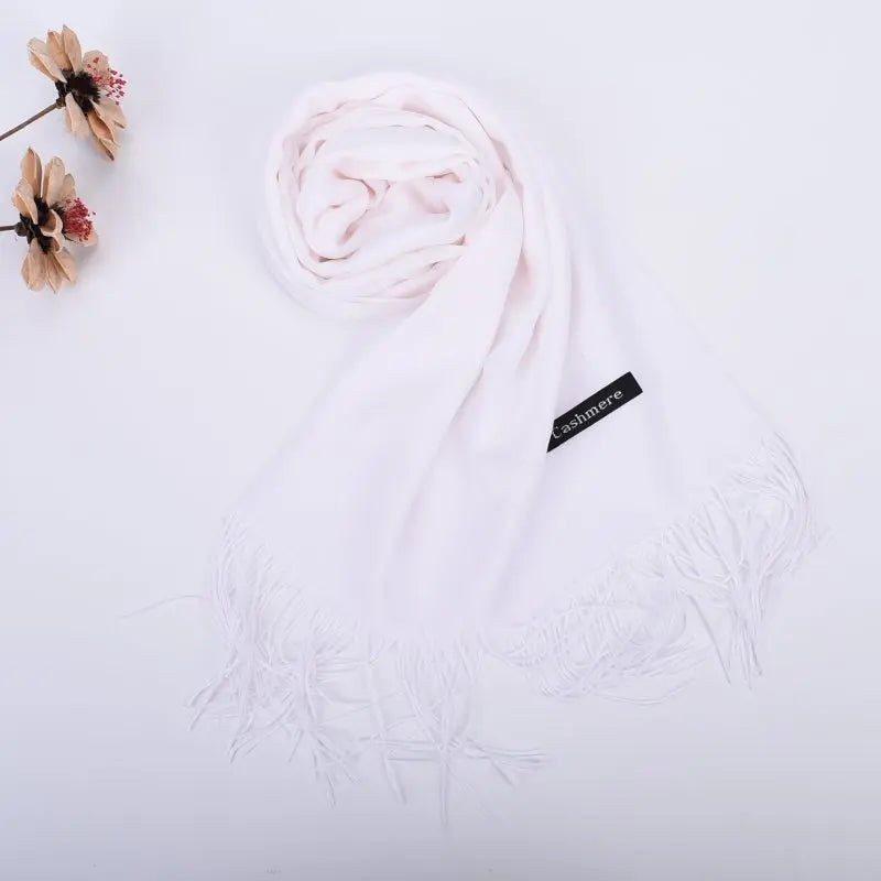 Bufandas de cuero en polvo para otoño e invierno, nuevas, de un solo color, al por mayor, para hombres y mujeres, 120 g, chal con diadema de un solo color.
