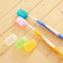 Portátil Toothbrush Head Cover, Travel Cap, Caminhadas, Camping Escova, Cleaner Proteger, Teethbrush Armazenamento, Banheiro Organizador, 5Pcs por Conjunto