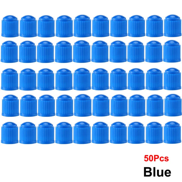 AUTCOAT-Tire Stem Valve Caps, Plastic Valve Caps, Universal Stem Covers for Cars, SUVs, Bike &amp; Bicycle, Trucks, Motorcycles 