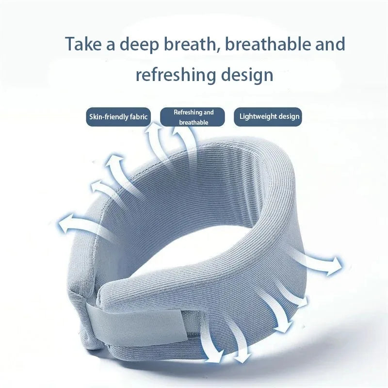 1 Pack Neck Support Adjustable Neck Support Cervical Sponge Neck Protector for Sleep Relief Neck Pain Breathable Neck Support