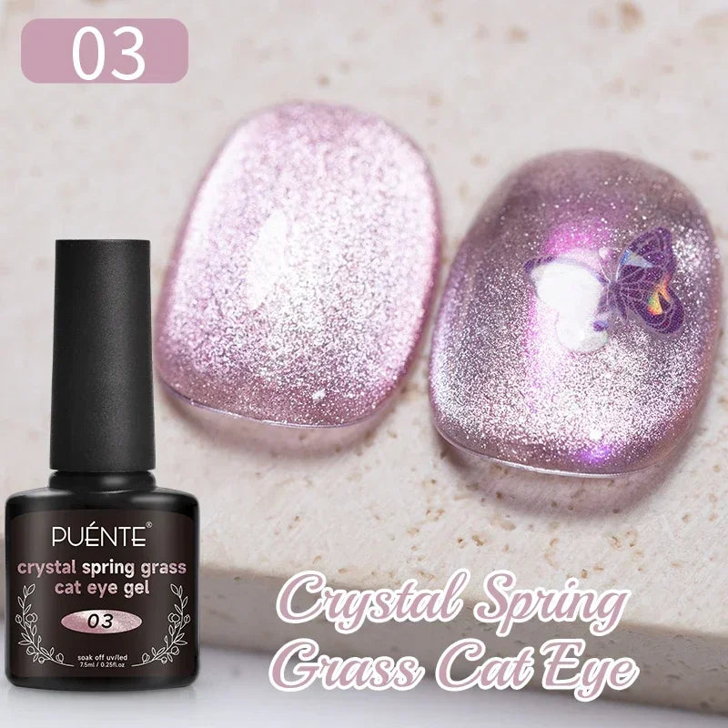 7.5ML Super Shiny Ruby Red Cat Magnetic Gel Nail Polish Wine Red Cat Eye Gel Soak Off Semi-Permanent Nail Varnish For Manicure