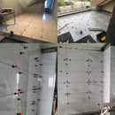 51-204Pcs Floor Tile Leveling System Clips Spacers Porcelain Ceramic Leveler Kit For Tile Laying Wall Fixing Construction Tools