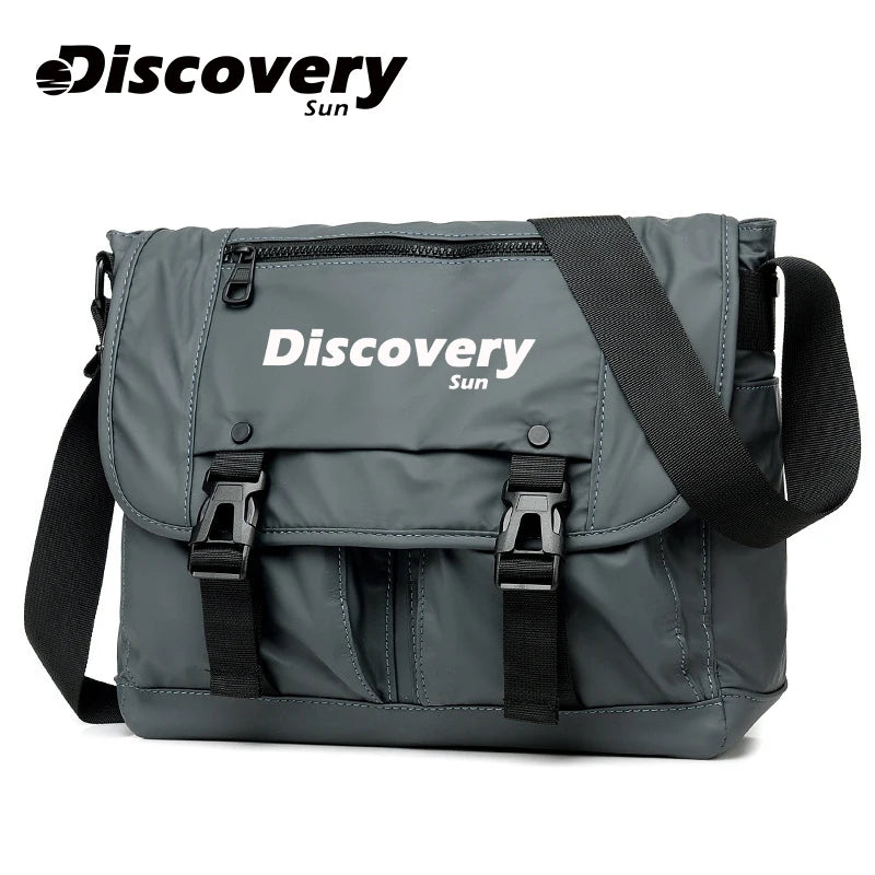 Mochila de lona multifuncional DISCOVERY-SUN, mochila informal para senderismo, mochila escolar para deportes al aire libre, mochila de viaje de gran capacidad.