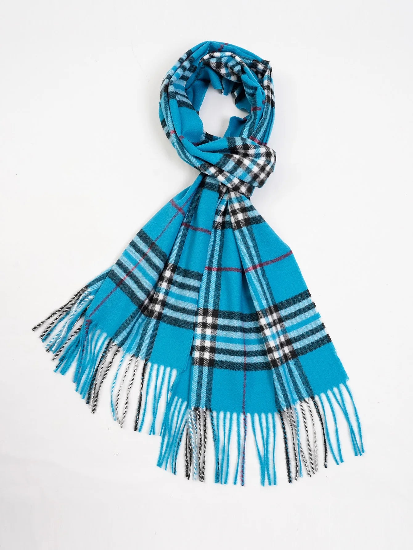 Bufanda tipo chal para hombre con tacto de cachemira cálido a cuadros de Edimburgo, bufanda a cuadros escoceses de estilo preppy