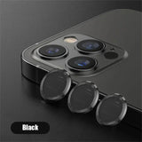 Metal Camera Lens Protector for iPhone, iPhone 11, 12, 13, 14, 15 Pro Max, 15, 14 Plus, 13, 12 Mini, Camera Glass, 2-3pcs 