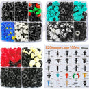800pcs-100Pcs Car Fastener Clip Kit Fender Rivet Plastic Clips Auto Body Push Retainer Pin Rivet Bumper Door Trim Panel Repair