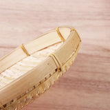 Handmade Woven Woven Bamboo Tray Bamboo Round Bamboo Woven Basket Decorative Serving Tray Living room
