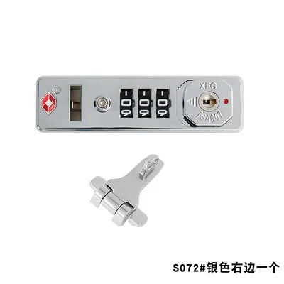 TSA Customs Lock Luggage Compartment Password Lock Accessories PKE Buckle Trolley Case Accessories Buckle Luggage Bag Lock