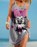 Disney Women Plus Size Clothing Dresses For Women Summer Dress 2024 Plus Size Party Dresses 7xl 8xl 9xl Woman Elegant Dress 