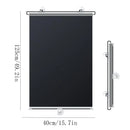 Cordless Retractable Roller Shades Black Home Office Windows Sunshade Thermal blinds without drilling blackout curtain